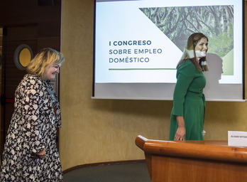 María Jesús San José es la consejera de Justicia y Trabajo. (Jon URBE/FOKU)