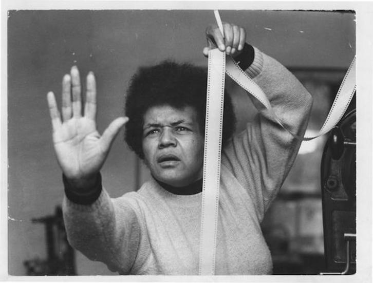 Retrato anónimo de Sarah Maldoror tomado en 1984. 