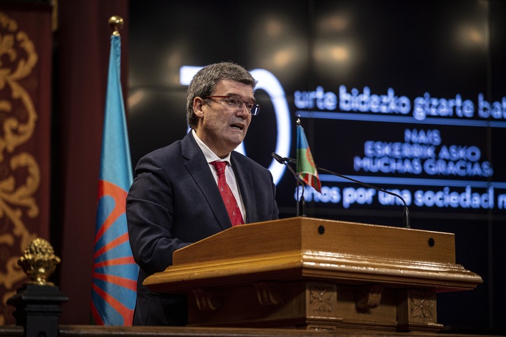 Juan Mari Aburto, alcalde de Bilbo. (Aritz LOIOLA/FOKU)