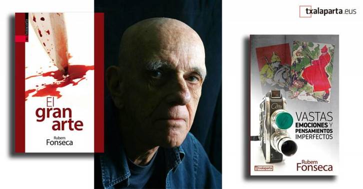 La editorial Txalaparta publicó dos de sus obras: ‘El gran arte’ y ‘Vastas emociones y pensamientos imperfectos’. (TXALAPARTA)