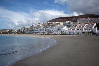 Vista de un complejo turístico en el municipio canario de Arona, en Tenerife (Desiree MARTIN | AFP)