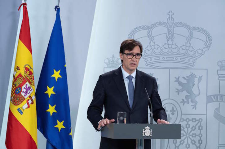 El ministro español de Sanidad, Salvador Illa. (AFP)