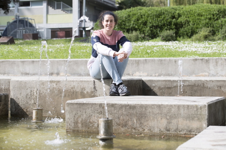 Castellanos, portera de Bera Bera. (Juan Carlos RUIZ/FOKU)
