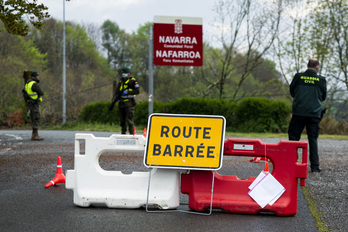Le col de Lizarrieta, entre Sare et Etxalar, est fermé. © Guillaume FAUVEAU