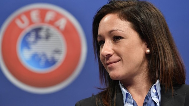 Nadine Kessler, responsable de Fútbol femenino de la UEFA. (UEFA)