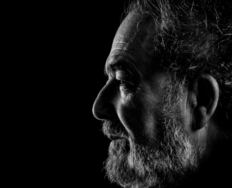 Perfil del artista. (Juantxo EGAÑA)