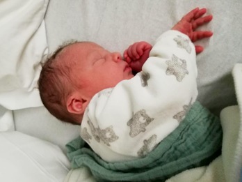 Andoni est né le 17 mars à la Clinique Belharra de Bayonne. © DR