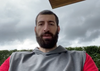 Shengelia, gaur zabaldutako bideomezuan (BASKONIA)