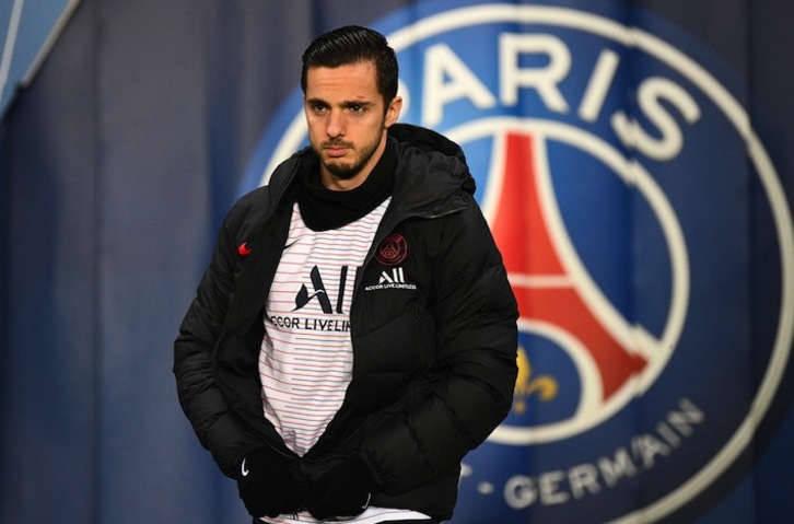 Pablo Sarabia, uno de los fichajes de este año en el PSG (Franck FIFE / AFP)