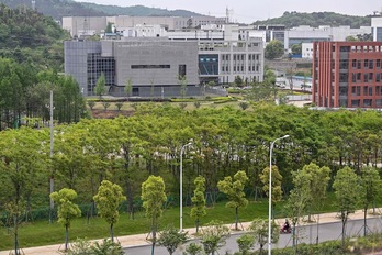 Vista general del Instituto de Virología de Wuhan. (Hector RETAMAL | AFP)