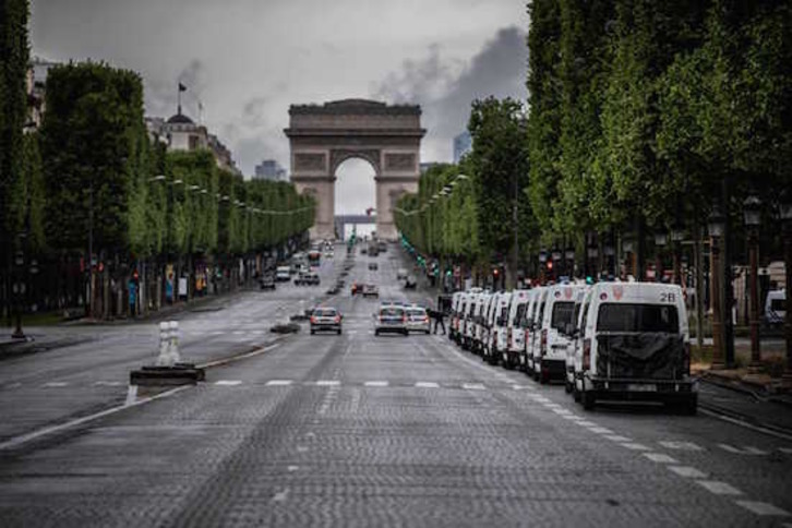 El centro de París. (Martin BUREAU / AFP)
