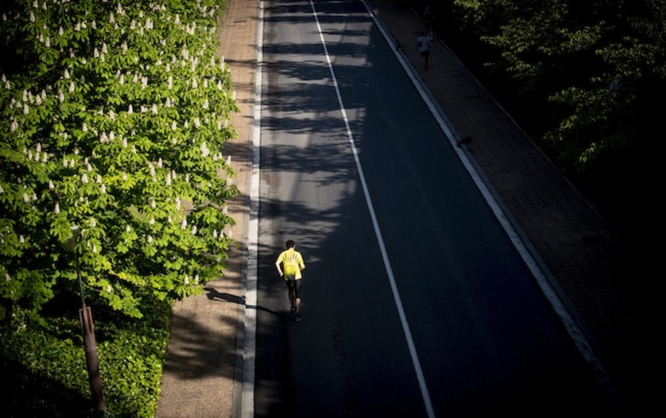 El tiempo ha acompañado en Gasteiz. (Raul BOGAJO/FOKU)