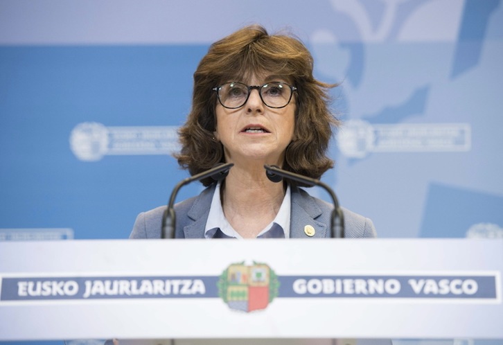 La consejera de Salud, Nekane Murga. (Raúl BOGAJO / FOKU)