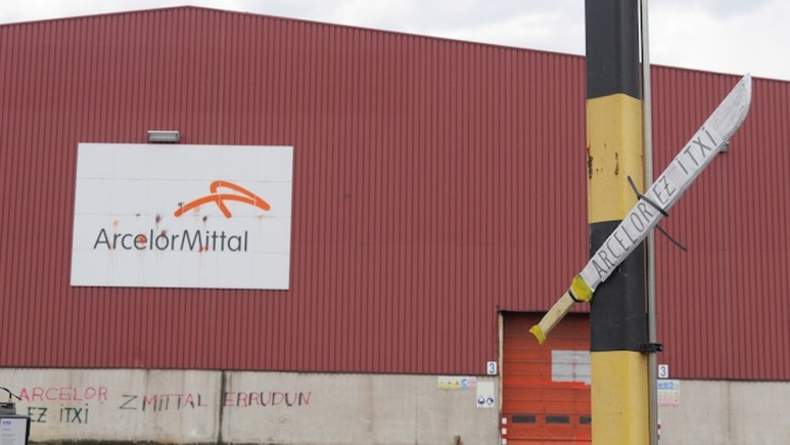 Arcelor Mittal enpresaren lantegia, Zumarragan. (Gotzon ARANBURU/FOKU)