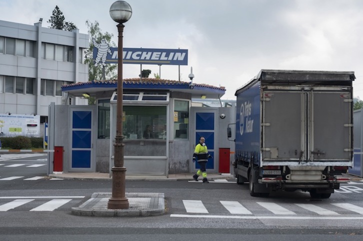 El centro de trabajo de Michelin en Lasarte-Oria. (Jon URBE / FOKU)