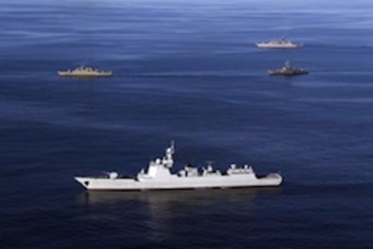 Maniobras militares irano-ruso-chinas en el golfo de Omán