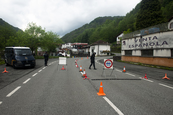 Image de la frontière entre Arneguy et Valcarlos. ©Guillaume Fauveau