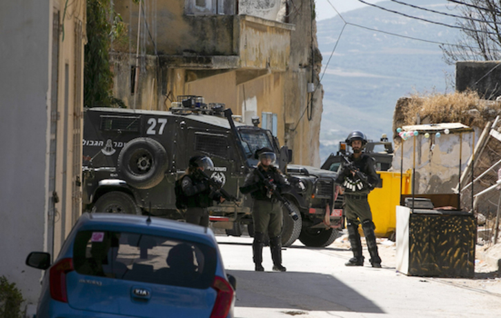 Soldados israelíes en Palestina. (Jaafar ASHTIYEH / AFP)
