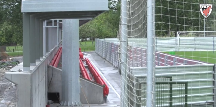Grada nueva en el campo de entrenamiento. (@AthleticClub)