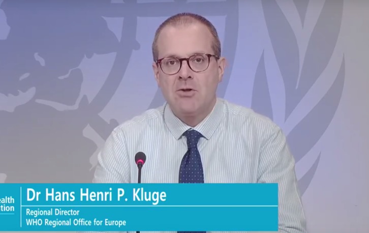 El director regional de la OMS para Europa, Hans Kluge. 