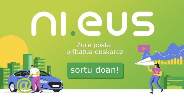 Ni.eus euskarazko e-mail zerbitzua da, pribatutasuna zaintzen duena.
