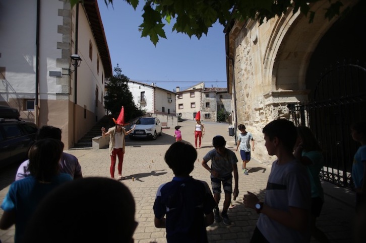 Iazko Bernedoko Euskal Udalekuak, mitologia eguna. (Endika Portillo/FOKU)