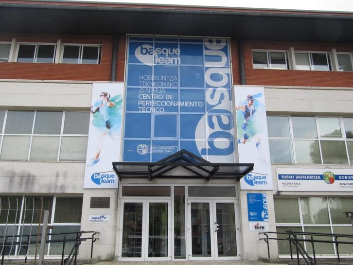 Instalaciones del centro en Fadura, Getxo. (NAIZ)