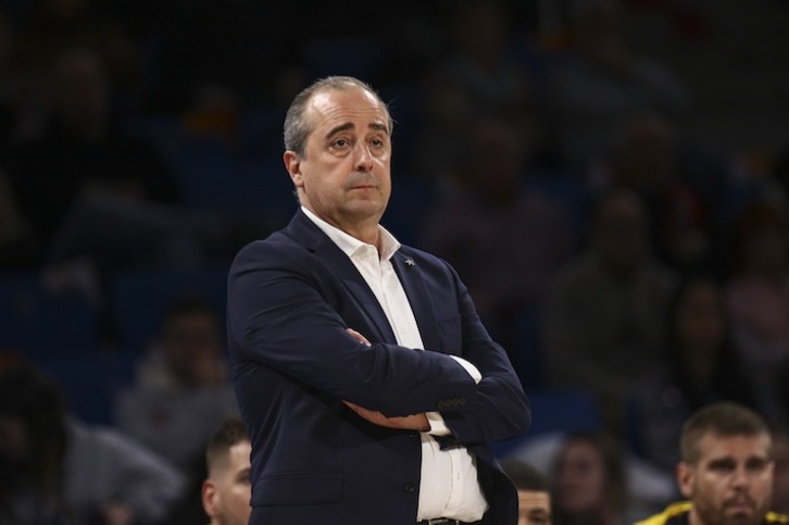 Vidorreta, en el partido de marzo contra el Baskonia (Endika PORTILLO / FOKU)