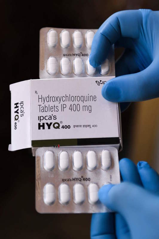 Las pruebas no han demostrado que la hidroxicloroquina sea efectiva con el Covid-19 (Narinder NANU/AFP)