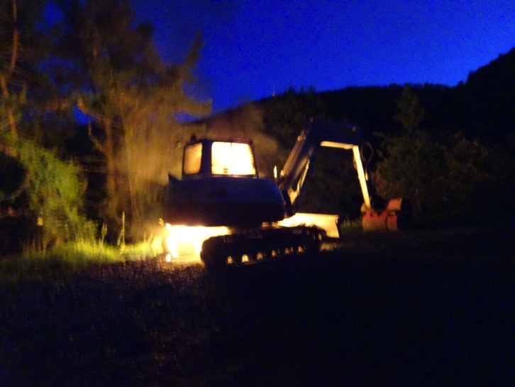 Sabotaje en las obras de ampliación de la Supersur.