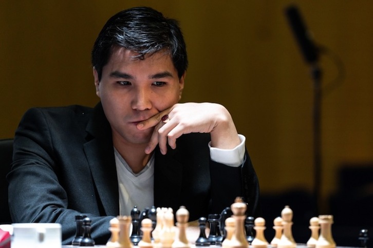 Wesley So ha quedado muy tocado con la derrota. (NAIZ)