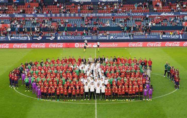 Osasuna quiere seguir apostando por el talento que emerge de la cantera de Tajonar. (Twitter OSASUNA)