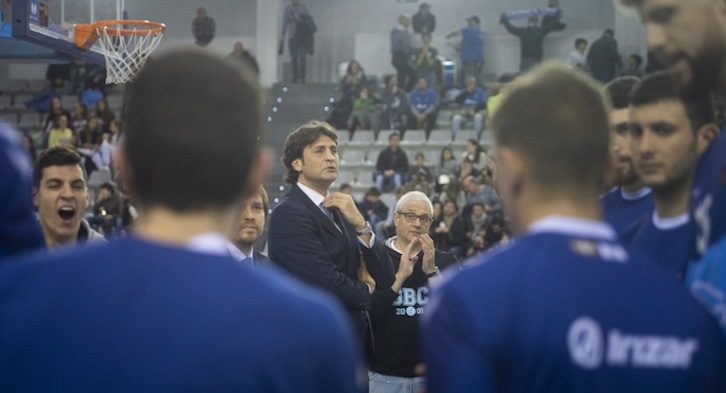 Gipuzkoa Basket, denboraldi honetako partidu baten. (Jon URBE/FOKU)