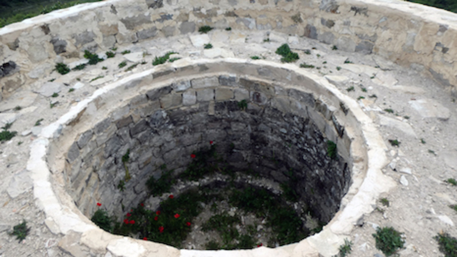 Imagen del interior de la torre de la fortaleza. (Iñaki VIGOR)