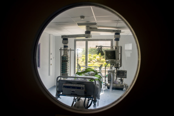 Au plus fort de la crise, 20 patients étaient hospitaliés au service réanimation de l'hôpital de Bayonne. © Guillaume FAUVEAU 