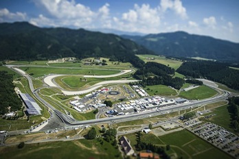Imagen aérea del circuito de Spielberg (RED BULL)