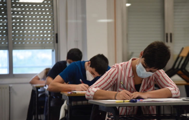 Donostiako Axular lizeoa. (Gorka RUBIO/FOKU)