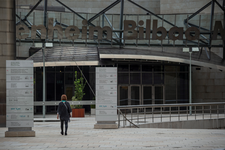 El Museo Guggenheim es uno de los que reabren mañana sus puertas. (Aritz LOIOLA / FOKU)