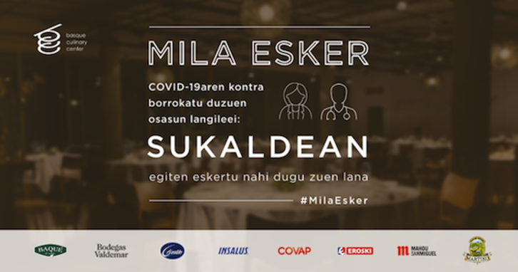 BCCk eta enpresa laguntzaileek bultzatzen duten ekimenaren kartela. (BCC)