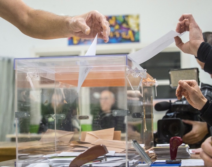 La convocatoria del 12 de julio en la CAV obliga a preparar una jornada electoral insólita. (Marisol RAMÍREZ | FOKU) 