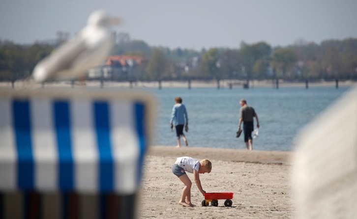Hasta ahora, en Alemania se estaba fomentando el turismo interno, de lo que se favorecen zonas como la costa del Báltico. (Odd ANDERSEN | AFP)