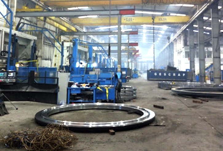 Imagen de la planta de Zestoa de Forjas de Iraeta. (NAIZ)