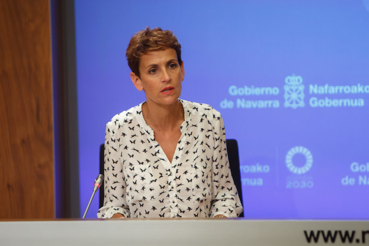 María Chivite ha valorado el paso de Nafarroa a la fase 3 (NAVARRA.ES)