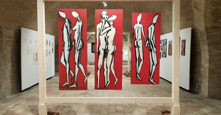 La muestra puede verse en el  Pabellón de los Mixtos de la Ciudadela. (NAIZ)