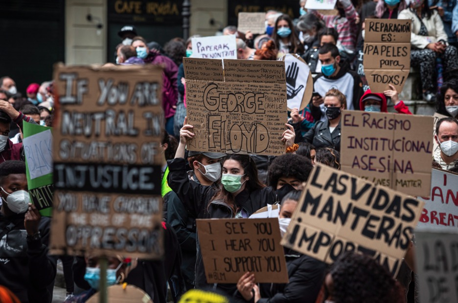 Askotariko mezuak Bilbon. (Aritz LOIOLA / FOKU)