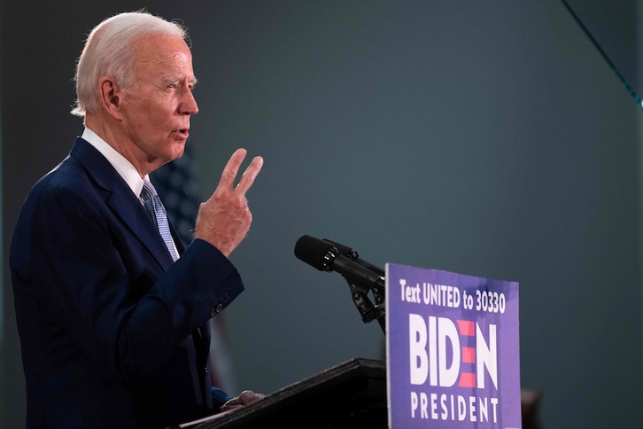 El candidato demócrata Joe Biden ha prometido que «sanará las heridas raciales». Jim WATSON / AFP PHOTO)