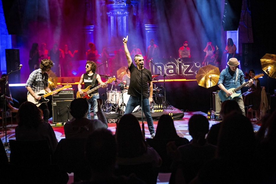 Gatibu ofreció su concierto en Sanagustin Kulturgune de Azpeitia. (Gaizka PEÑAFIEL) Gatibu ofreció su concierto en Sanagustin Kulturgune de Azpeitia. (Gaizka PEÑAFIEL)