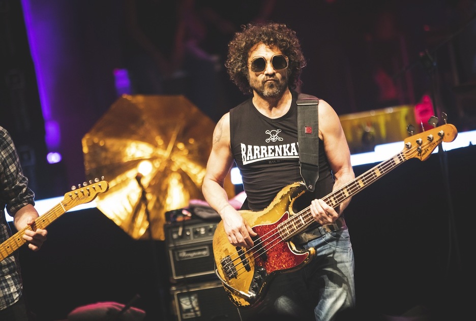 Mikel Caballero, bajista de Gatibu. (Gaizka PEÑAFIEL) Mikel Caballero, bajista de Gatibu. (Gaizka PEÑAFIEL)