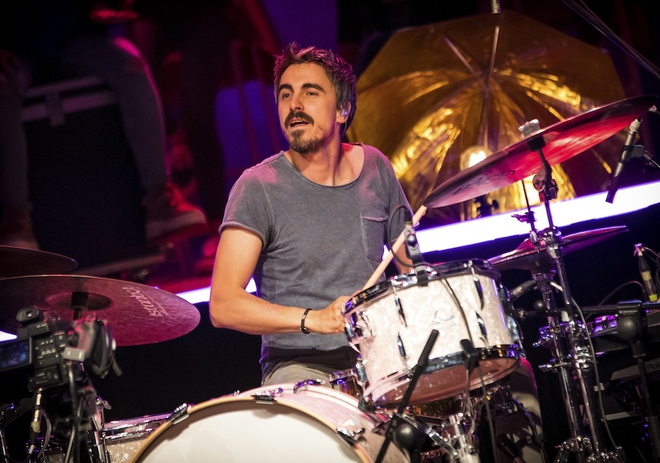 Gaizka Salazar, batería de Gatibu. (Gaizka PEÑAFIEL) Gaizka Salazar, batería de Gatibu. (Gaizka PEÑAFIEL)