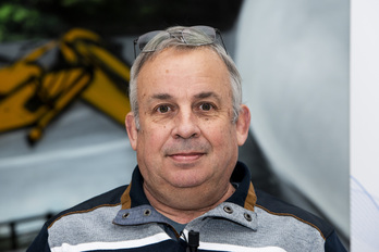 Dominique Lavigne, candidat à la mairie de Boucau. © Guillaume FAUVEAU.